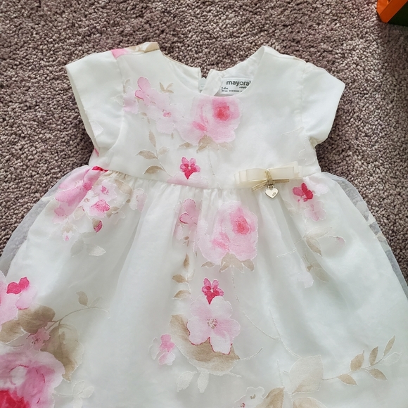 2 for $30 Mayoral floral dress for infants - Picture 3 of 3